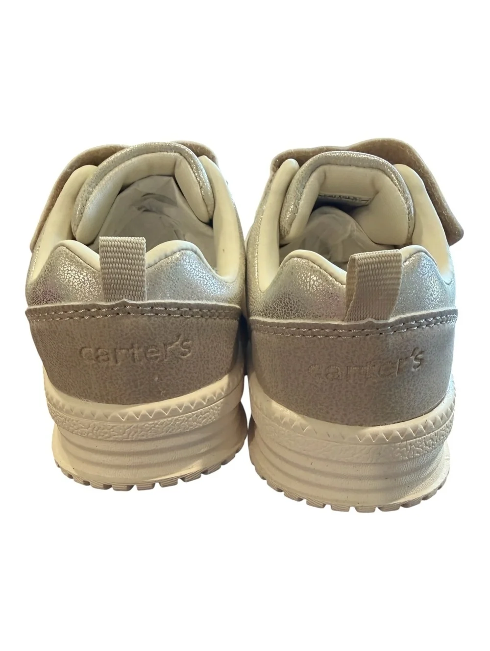 Carter's Girls' Glitter Pink and Gold Athletic Sneakers Size 9